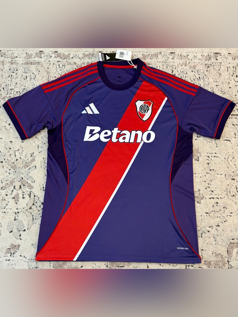 Adidas Official River Plate 2026 Argentina JJ4331 Purple Jersey Men’s Sz: L